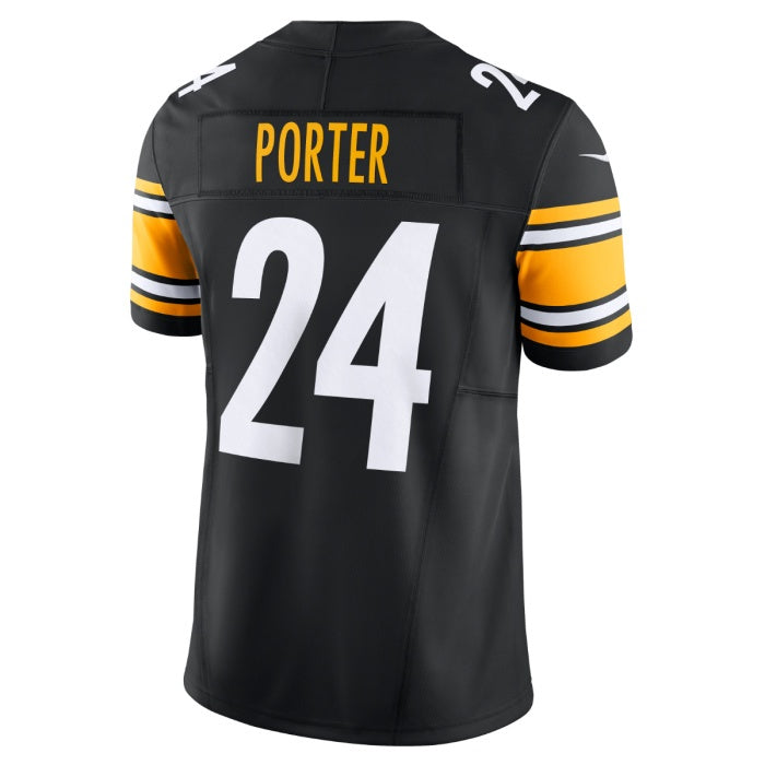 harde P.Steelers #24 Joey Porter Jr. Player Gold Alternate 1933 Throwback Game Stitched Jersey