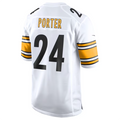 harde P.Steelers #24 Joey Porter Jr. White Away Game American Stitched Jersey