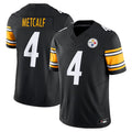 harde P.Steelers #4 DK Metcalf Player Black Team Vapor F.U.S.E. Limited Stitched Jerseys