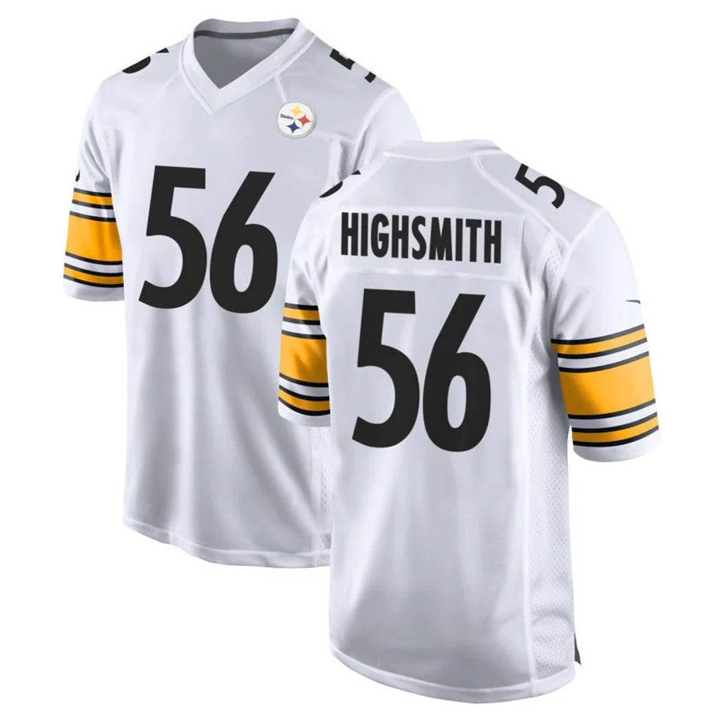 harde P.Steelers #56 Alex Highsmith Player White Home Game Stitched Jerseys