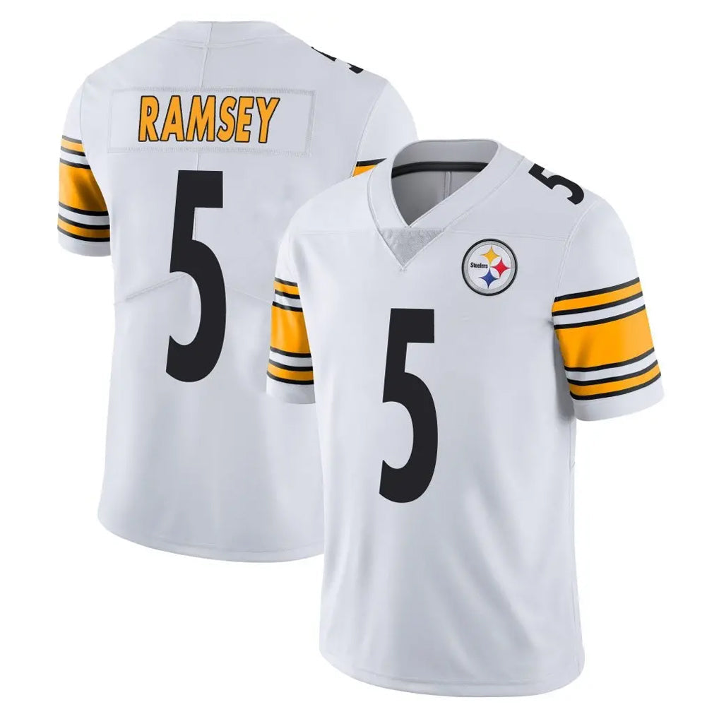 harde P.Steelers #5 Jalen Ramsey Player White Limited Vapor Untouchable Home Game Stitched Jerseys