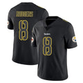 harde P.Steelers #8 Aaron Rodgers Player Black Impact Limited Home Game Stitched Jerseys