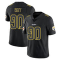 harde P.Steelers #90 T.J. Watt Player Black Impact Limited Home Game Stitched Jerseys