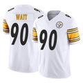 harde P.Steelers #90 T.J. Watt Player White Limited Vapor F.U.S.E. Home Game Stitched Jerseys