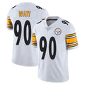 harde P.Steelers #90 T.J. Watt Player White Limited Vapor Untouchable Home Game Stitched Jerseys