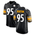 harde P.Steelers #95 Keeanu Benton Player Black Home Game Stitched Jerseys