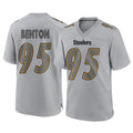 harde P.Steelers #95 Keeanu Benton Player Gray Atmosphere Fashion Home Game Stitched Jerseys