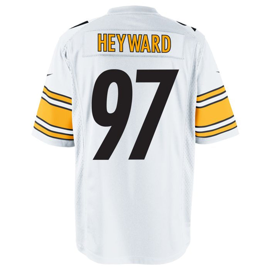 harde P.Steelers #97 Cameron Heyward Player White Game Stitched Jerseys