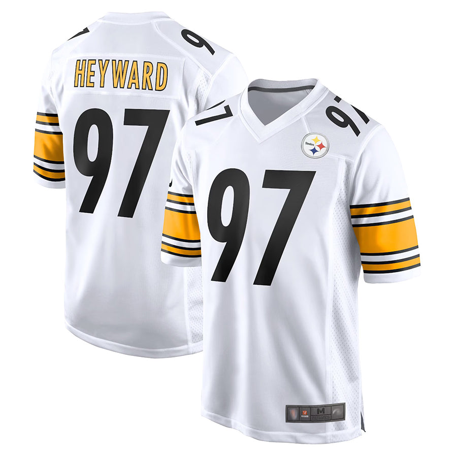 harde P.Steelers #97 Cameron Heyward Player White Home Game Stitched Jerseys