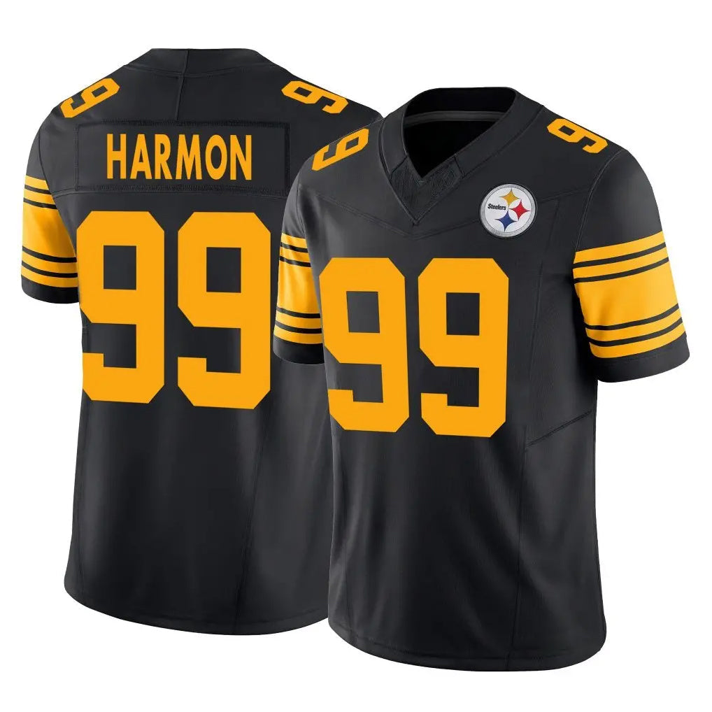 harde P.Steelers #99 Derrick Harmon Player Black Limited 2nd Alternate Vapor F.U.S.E. Home Game Stitched Jerseys