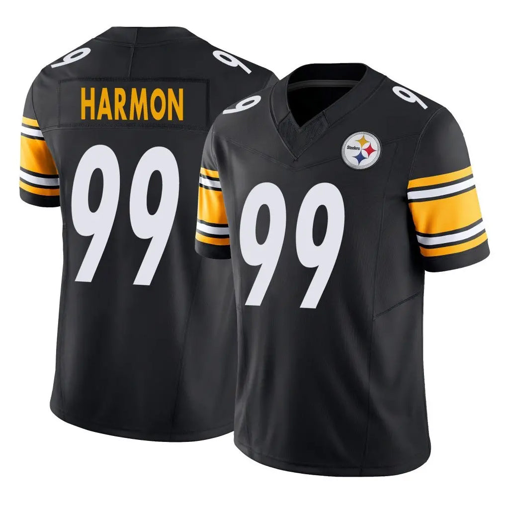 harde P.Steelers #99 Derrick Harmon Player Black Limited Vapor F.U.S.E. Home Game Stitched Jerseys