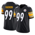 harde P.Steelers #99 Derrick Harmon Player Black Limited Vapor F.U.S.E. Home Game Stitched Jerseys