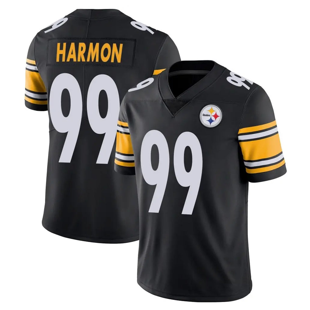 harde P.Steelers #99 Derrick Harmon Player Black Limited Vapor Untouchable Home Game Stitched Jerseys