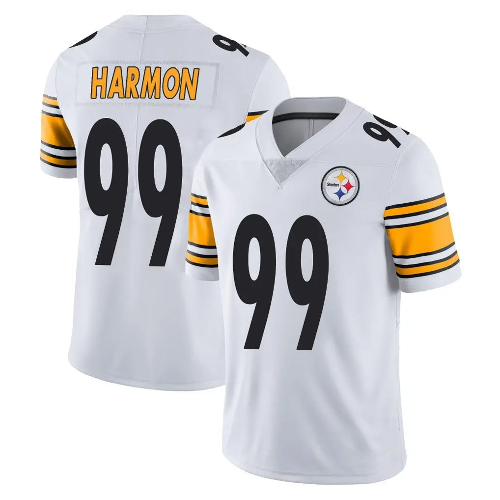 harde P.Steelers #99 Derrick Harmon Player White Limited Vapor Untouchable Home Game Stitched Jerseys