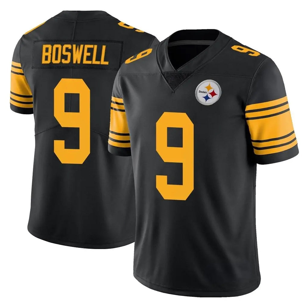 harde P.Steelers #9 Chris Boswell Player Black Limited Color Rush Home Game Stitched Jerseys