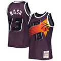 harde P.Sunss #13 Steve Nash Mitchell & Ness Purple 1996-1997 Hardwood Classics Off-Court Swingman Jerseys