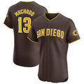 harde S.Diego Padres #13 Manny Machado Player Brown Home Limited Elite Stitched Jerseys