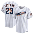 harde S.Diego Padres #23 Fernando Tatis Jr Player White Cooperstown Collection Limited Home Stitched Jerseys