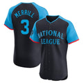 harde S.Diego Padres #3 Jackson Merrill Player National League Navy All-Star Game Limited Elite Stitched Jerseys
