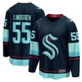 harde S.Kraken #55 Ryan Lindgren Deep Sea Blue Home Breakaway Jerseys