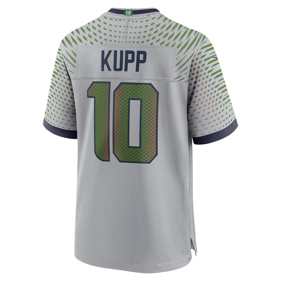harde S.Seahawks #10 Cooper Kupp 2025 Rivalries Collection Game Wolf Gray Stitched Jerseys