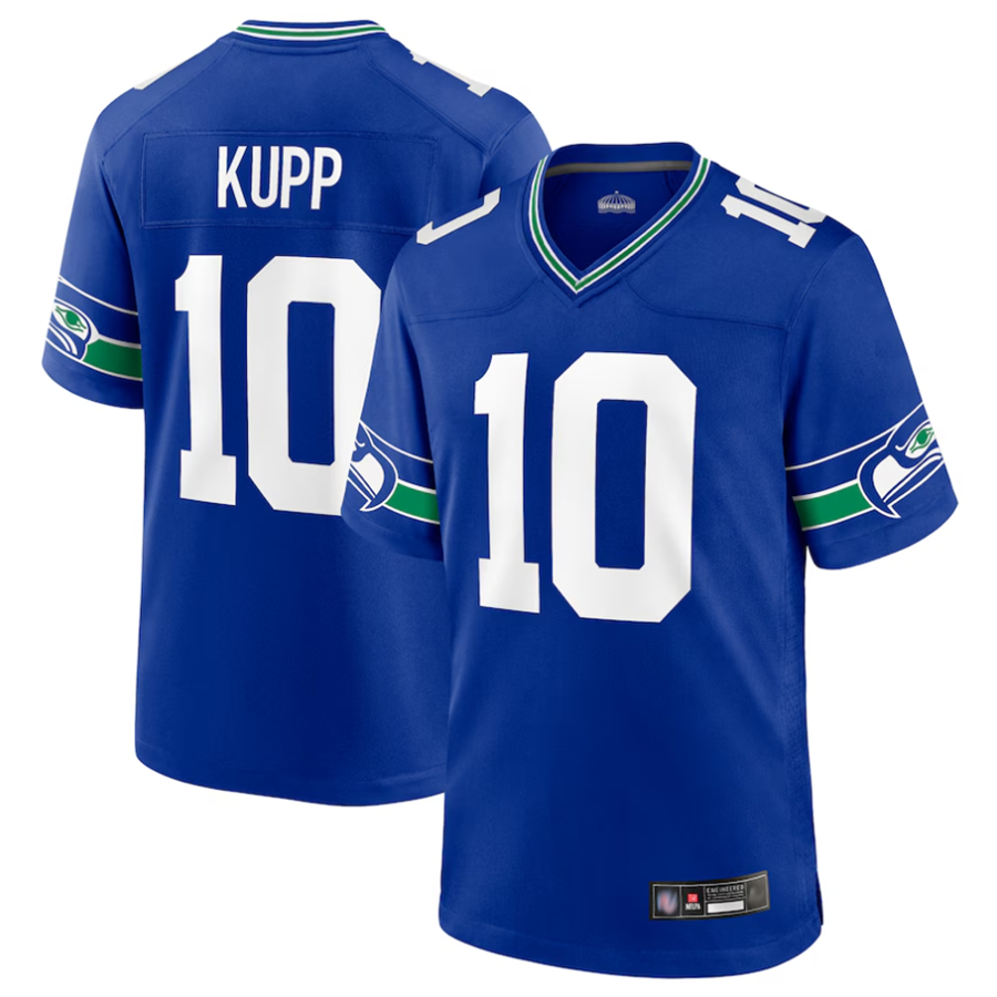 harde S.Seahawks #10 Cooper Kupp Player Royal Game Stitched Jerseys