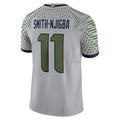 harde S.Seahawks #11 Jaxon Smith-Njigba Player Grey Rivalries Collection Limited Stitched Jerseys