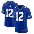 harde S.Seahawks #12 12s Royal Throwback Player Game Jersey Stitched American Stitched Jerseys