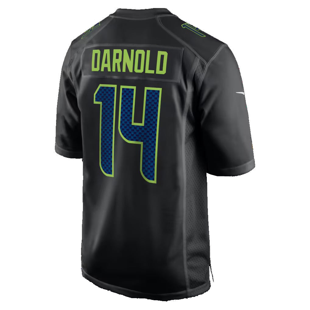 harde S.Seahawks #14 Sam Darnold Black Fashion Game Stitched Jerseys