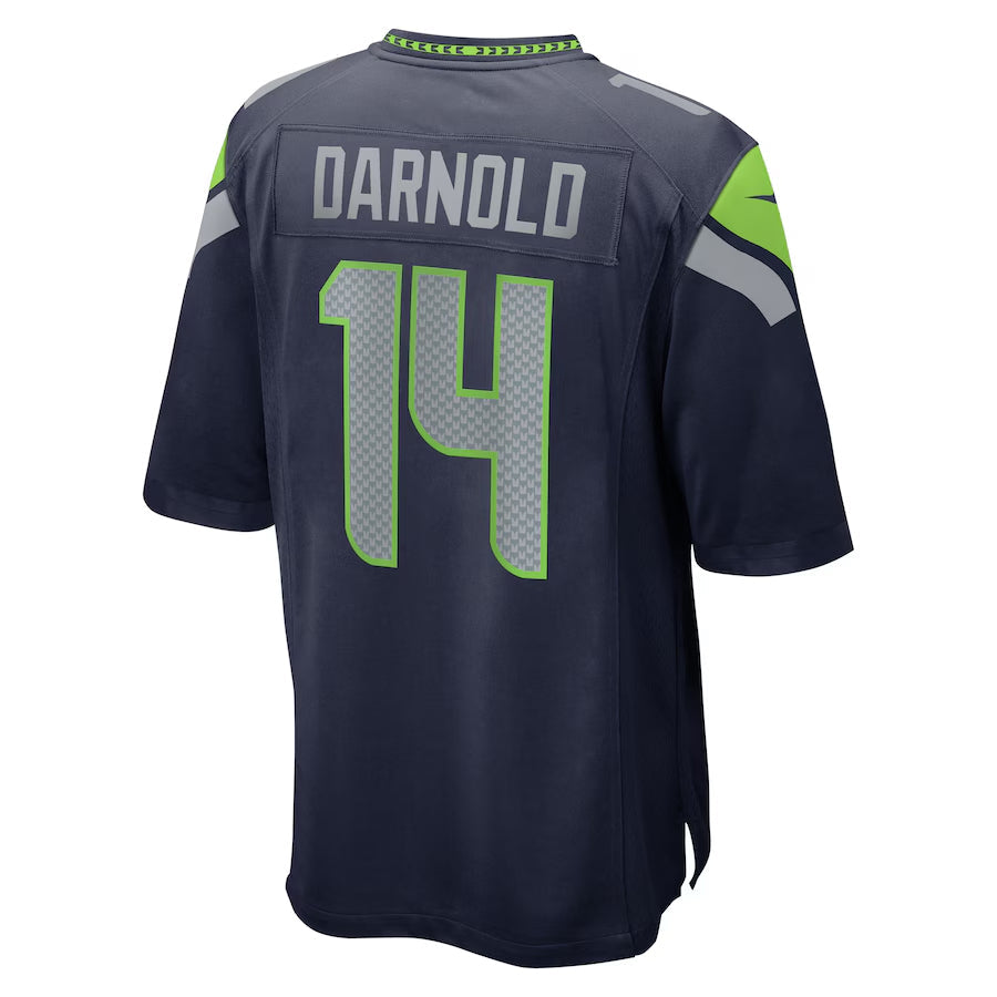 harde S.Seahawks #14 Sam Darnold Player Navy Home Game Football Jerseys