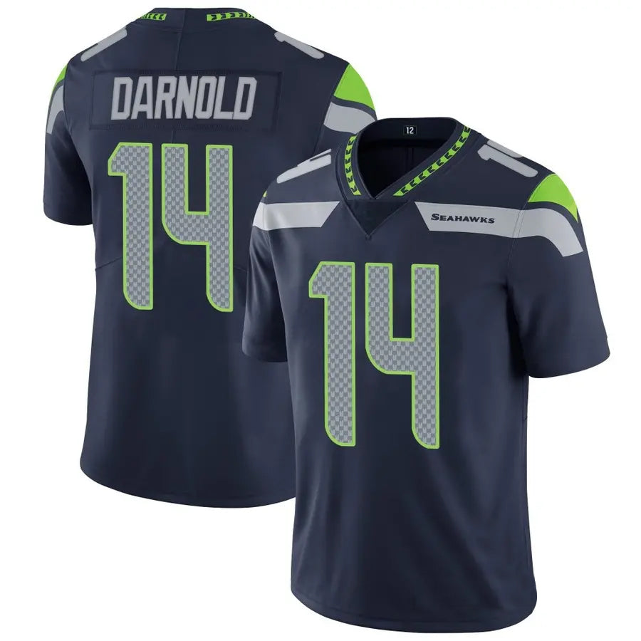 harde S.Seahawks #14 Sam Darnold Player Navy Vapor Limited Football Jerseys