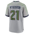 harde S.Seahawks #21 Devon Witherspoon Player Gray Rivalries Collection Game Stitched Jerseys