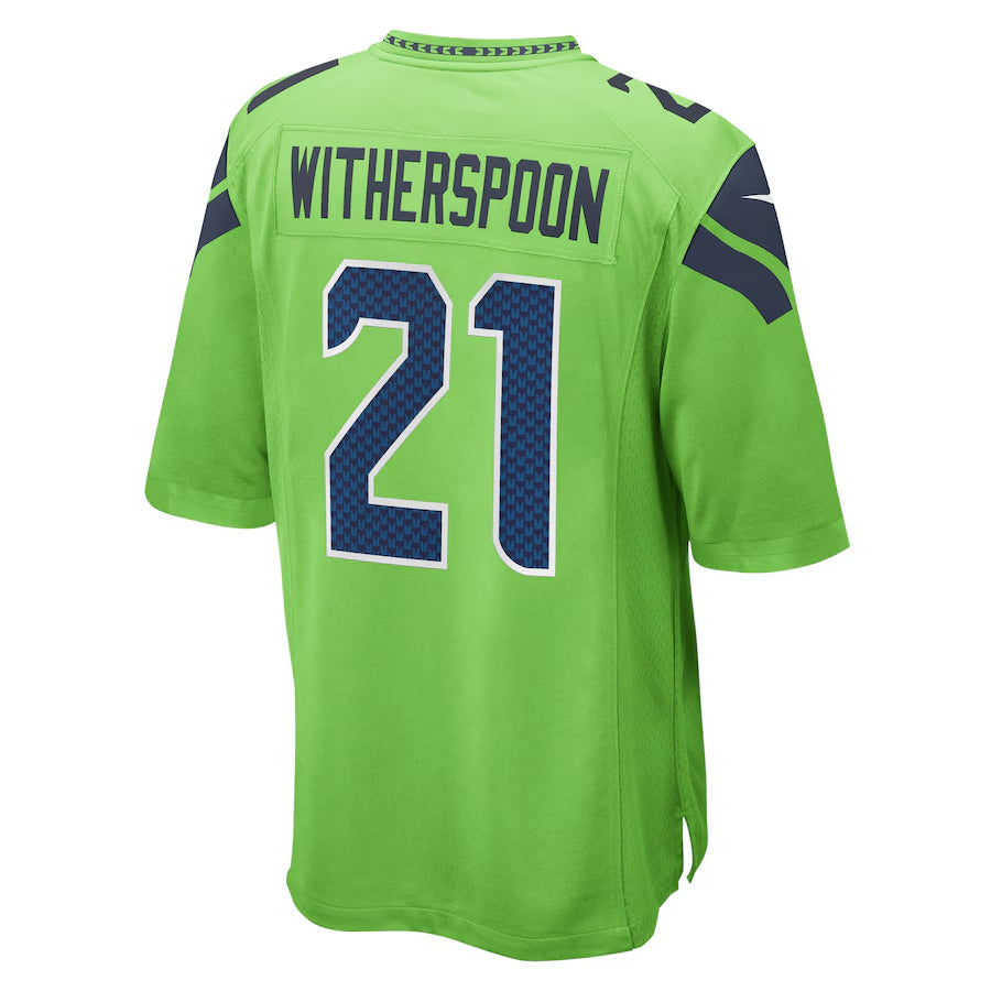 harde S.Seahawks #21 Devon Witherspoon Player Green Home Game Stitched Jerseys