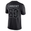 harde S.Seahawks #80 Steve Largent Player Black RFLCTV Limited Stitched Jerseys