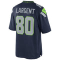 harde S.Seahawks #80 Steve Largent Player Navy Home Game Stitched Jerseys