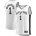 harde SA.Spurs #1 Victor Wembanyama Fanatics White Fast Break Replica Player Jerseys - Association Edition