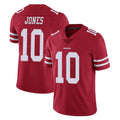 harde SF.49ers #10 Mac Jones Player Red Limited Vapor Untouchable Home Game Stitched Jerseys