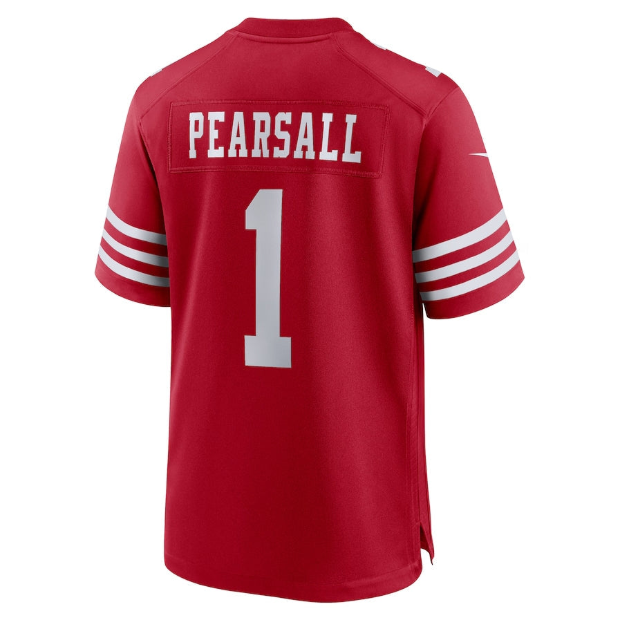 harde SF.49ers #1 Ricky Pearsall 2024 Draft First Round Pick Player Game Stitched Jerseys