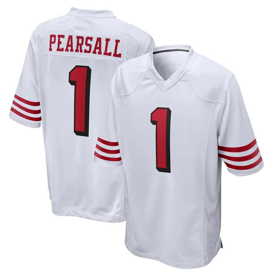 harde SF.49ers #1 Ricky Pearsall Player White Game Stitched Jerseys