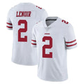 harde SF.49ers #2 Deommodore Lenoir Player White Limited Vapor Untouchable Home Game Stitched Jerseys