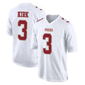 harde SF.49ers #3 Christian Kirk Player White Fashion Home Game Stitched Jerseys