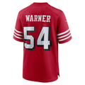 harde SF.49ers #54 Fred Warner Scarlet Alternate Game Stitched Jerseys