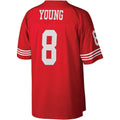 harde SF.49ers #8 Steve Young Mitchell & Ness Scarlet Legacy Replica Stitched Jerseys