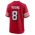 harde SF.49ers #8 Steve Young Scarlet Retired Player Alternate Game Stitched Jerseys