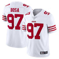 harde SF.49ers #97 Nick Bosa Player White Vapor Limited Stitched Jerseys