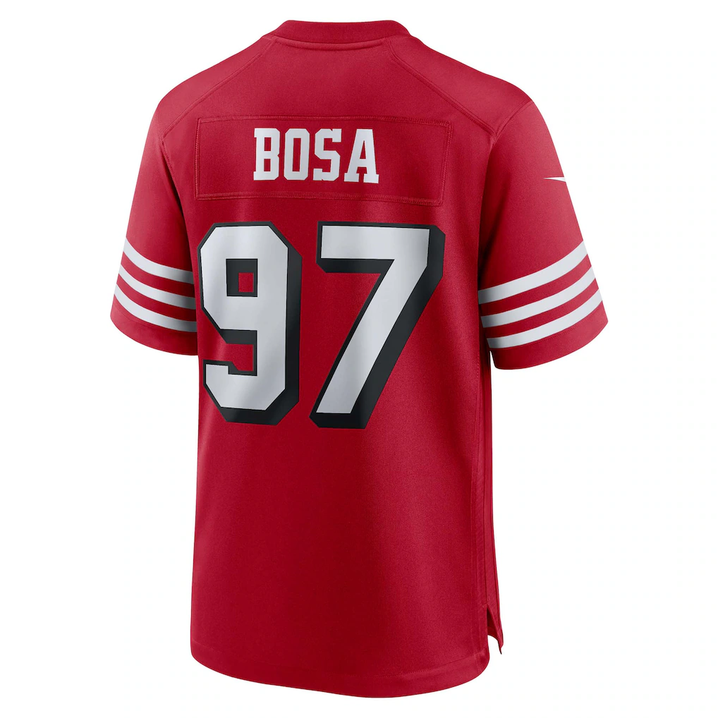 harde SF.49ers #97 Nick Bosa Scarlet Alternate Game Stitched Jerseys