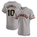 harde SF.Giants #10 Casey Schmitt Player Gray Home Limited Elite Stitched Jerseys