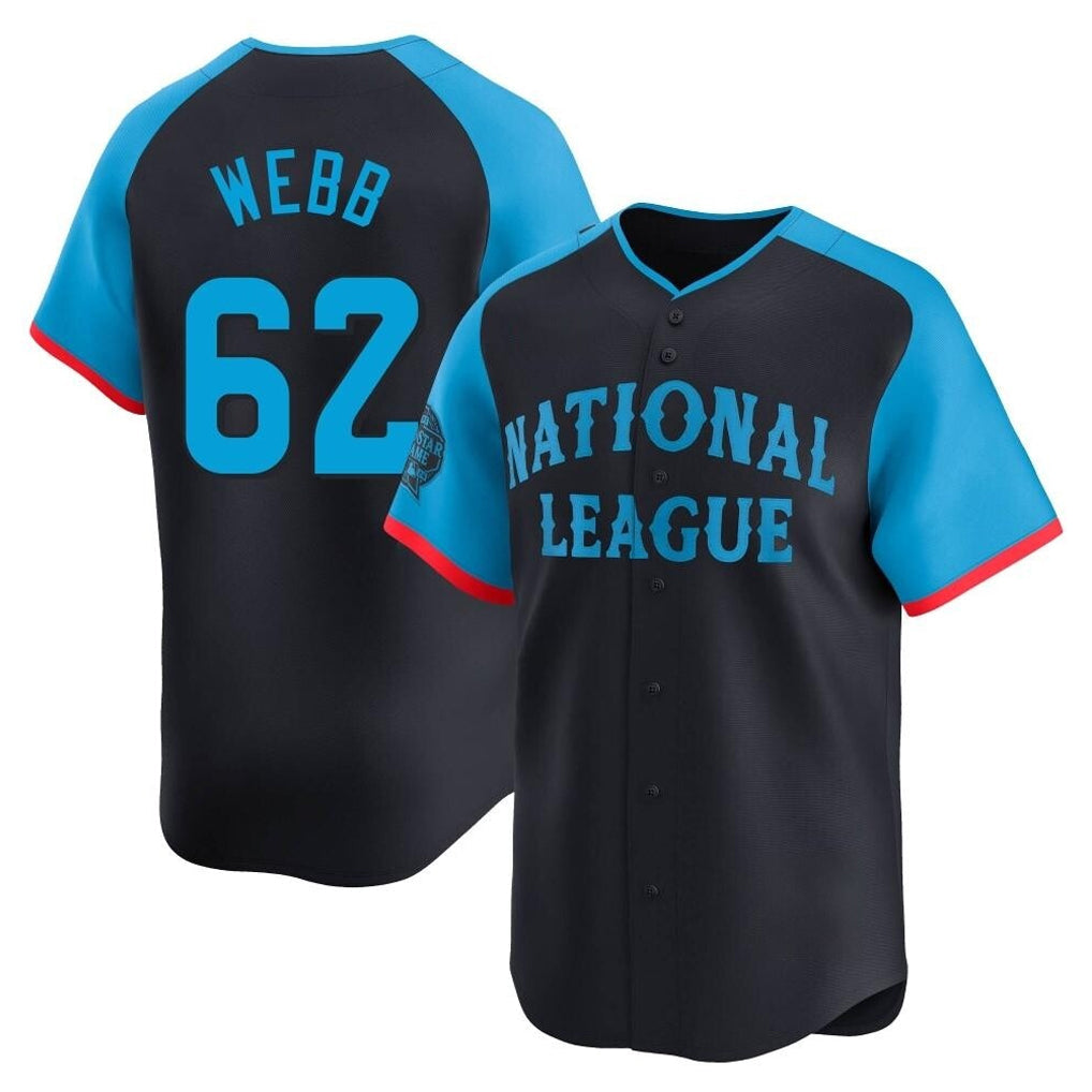harde SF.Giants #62 Logan Webb Player Navy National League All-Star Home Limited Stitched Jerseys