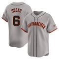 harde SF.Giants #6 Daniel Susac Player Gray Home Limited Stitched Jerseys