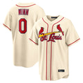 harde St. Louis Cardinals #0 Masyn Winn Player Cream Home Game Stitched Jerseys